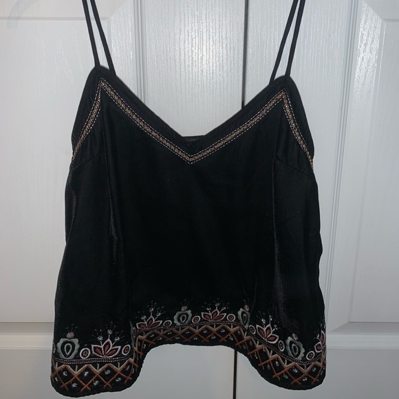 Tops - embroidered slip tank